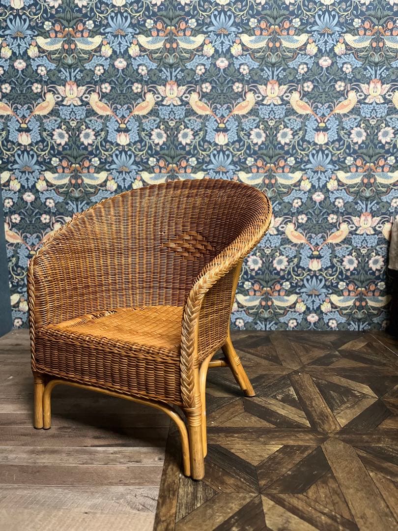籐 ラタン 椅子 ロイドルームチェア シングル ソファ アジアン インテリア
