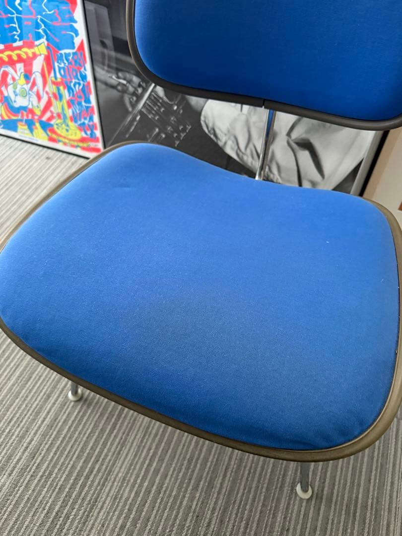 Herman Miller Eames 2ピースチェア 青