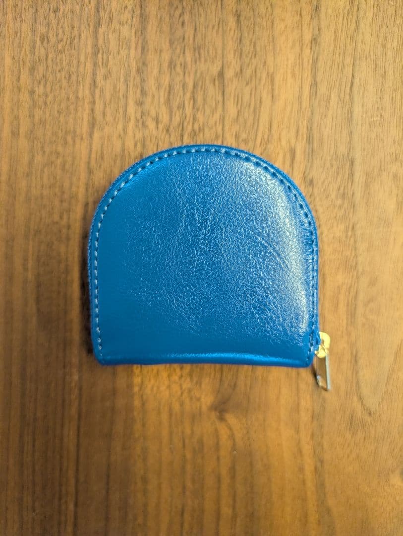 【皇居限定】馬蹄型小銭入 青色 財布