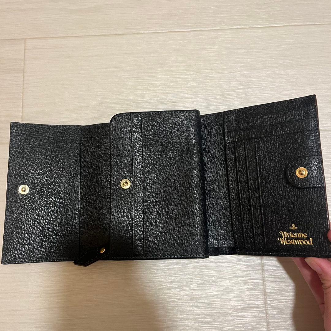Vivienne Westwood 三つ折り財布 黒 ブラック