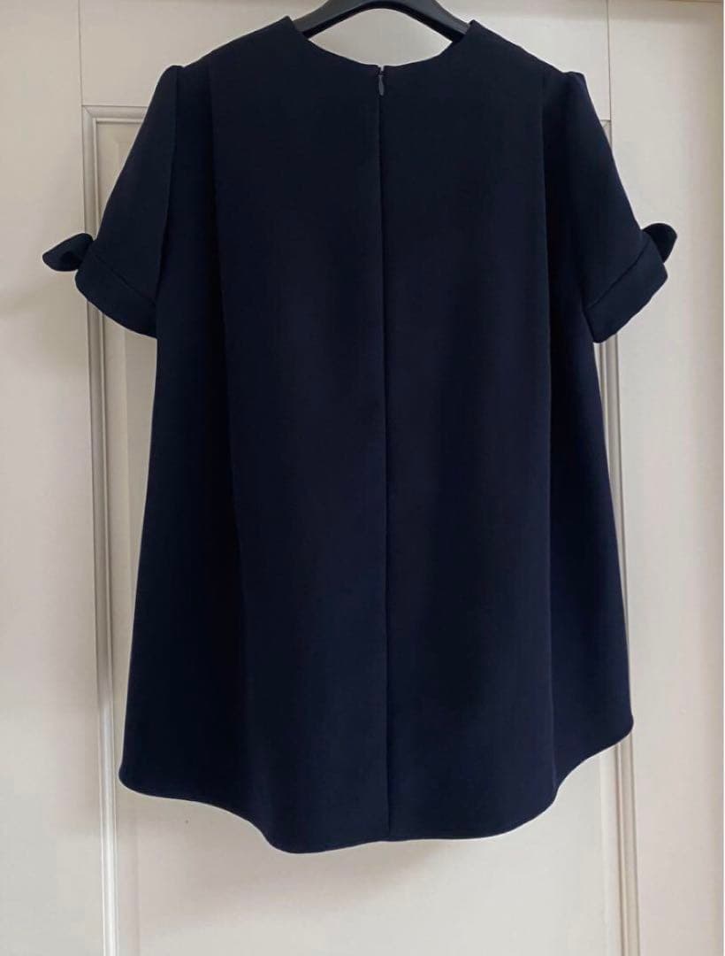 ボーダーズアットバルコニー 袖リボンブラウス