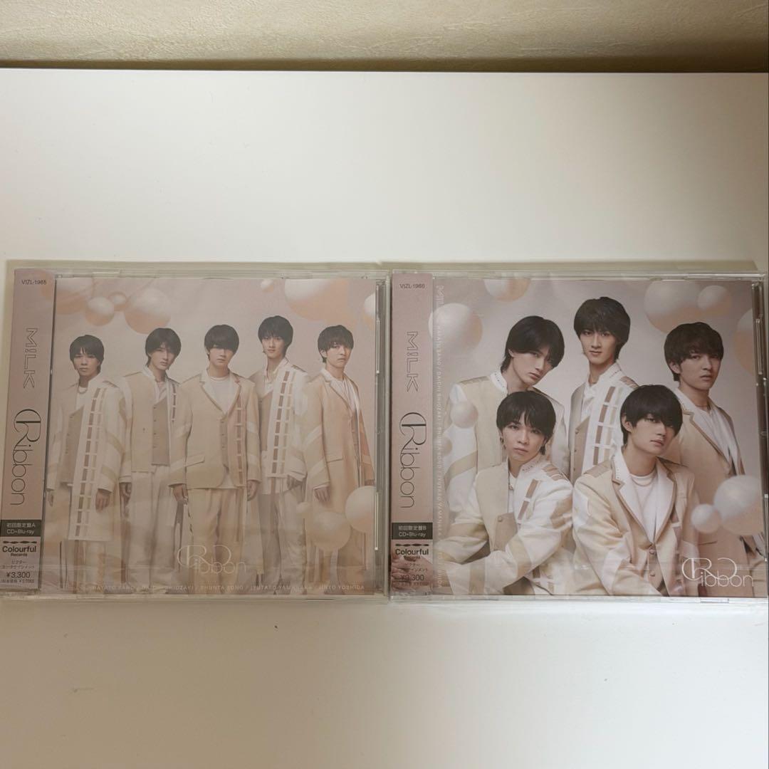 ha出品 M!LK メジャーデビューシングル Ribbon 初回盤AB
