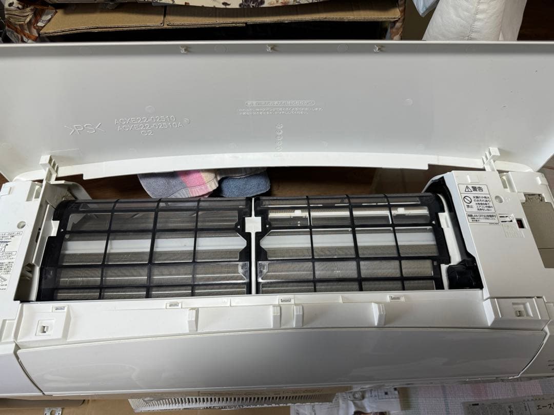 室外機送料込 6畳用 パナソニック お掃除エアコン クーラー 2.2kw 22