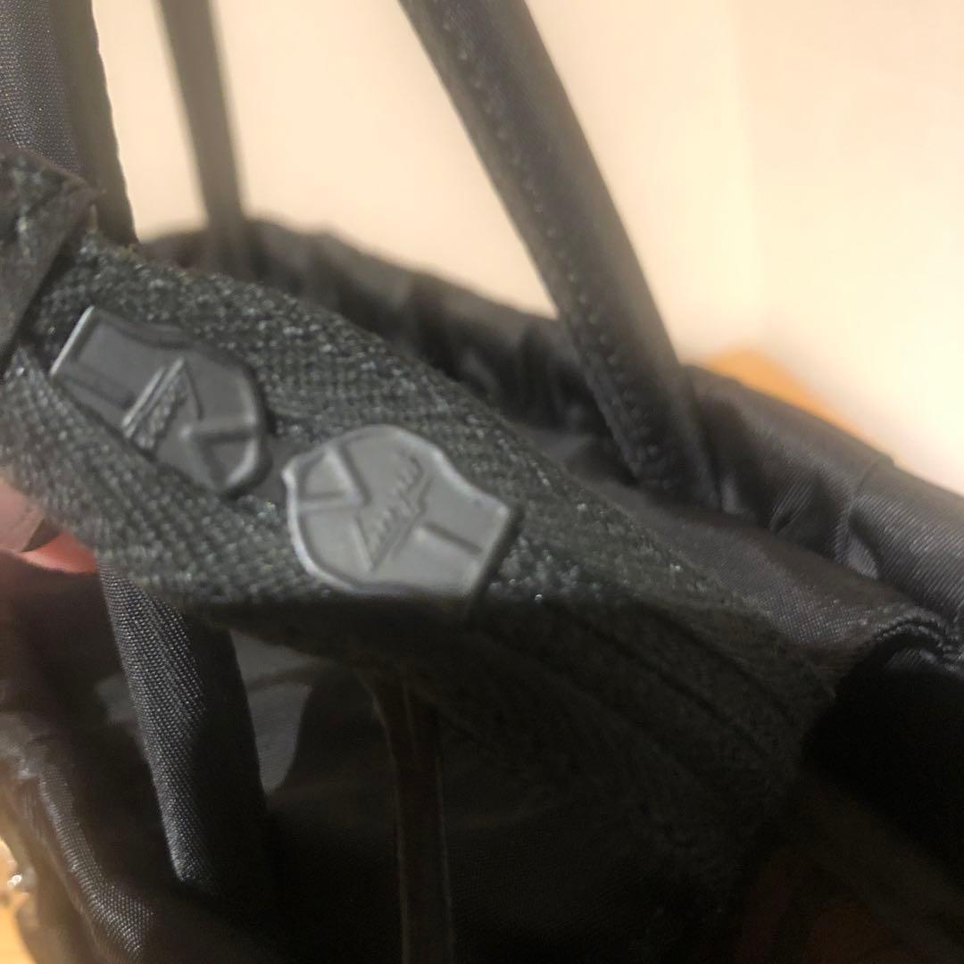 prada 黒色トートバッグ　希少タイプ　ナイロン、牛革