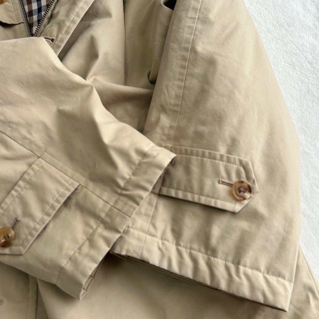 美品 LL 大きいサイズ アクアスキュータム ダウンライナー ステンカラーコート