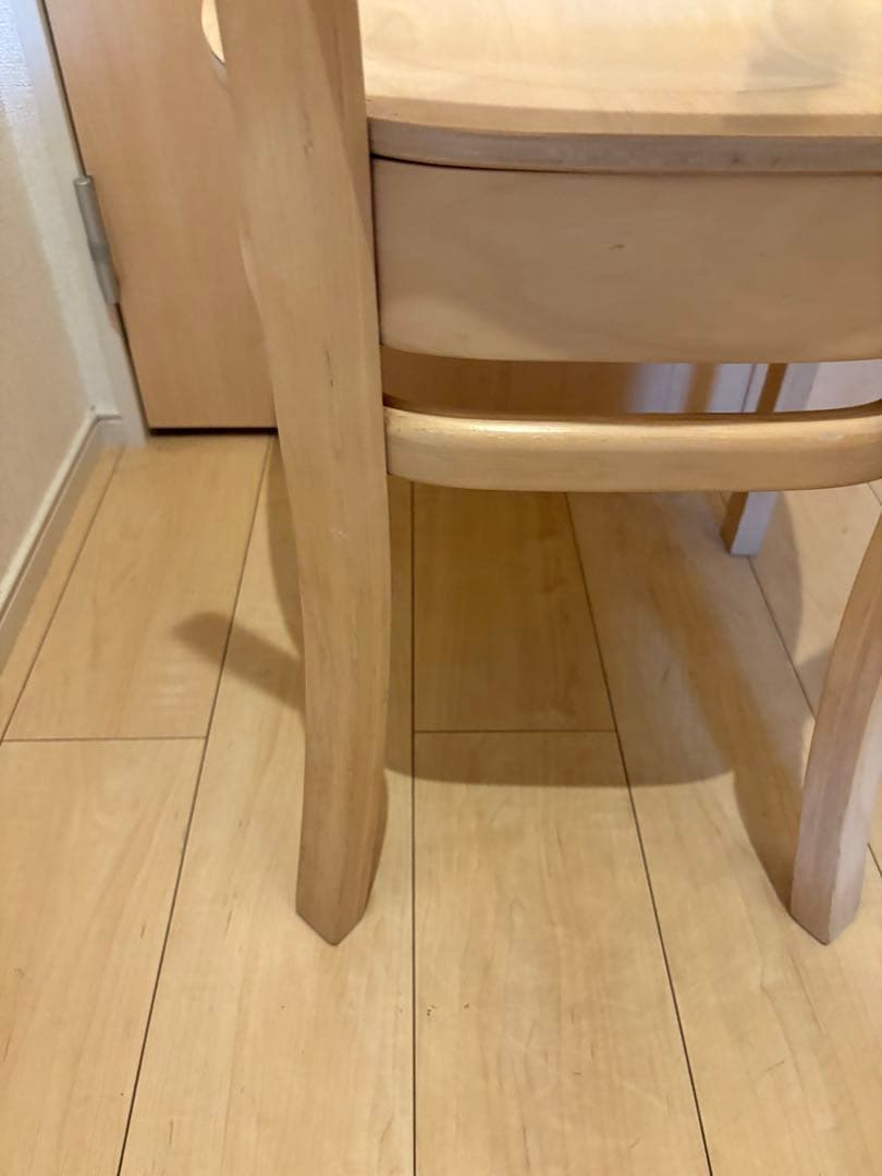 フレンチカントリー　ダイニングチェア　アイボリー 北欧ラダーバック　アンティーク