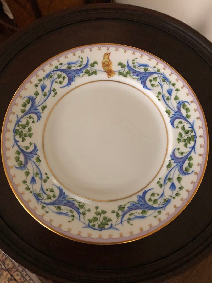 【新品未使用】アウガルテン　手書きプレート19.5