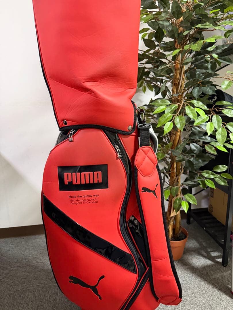 PUMA キャディバッグ レッド