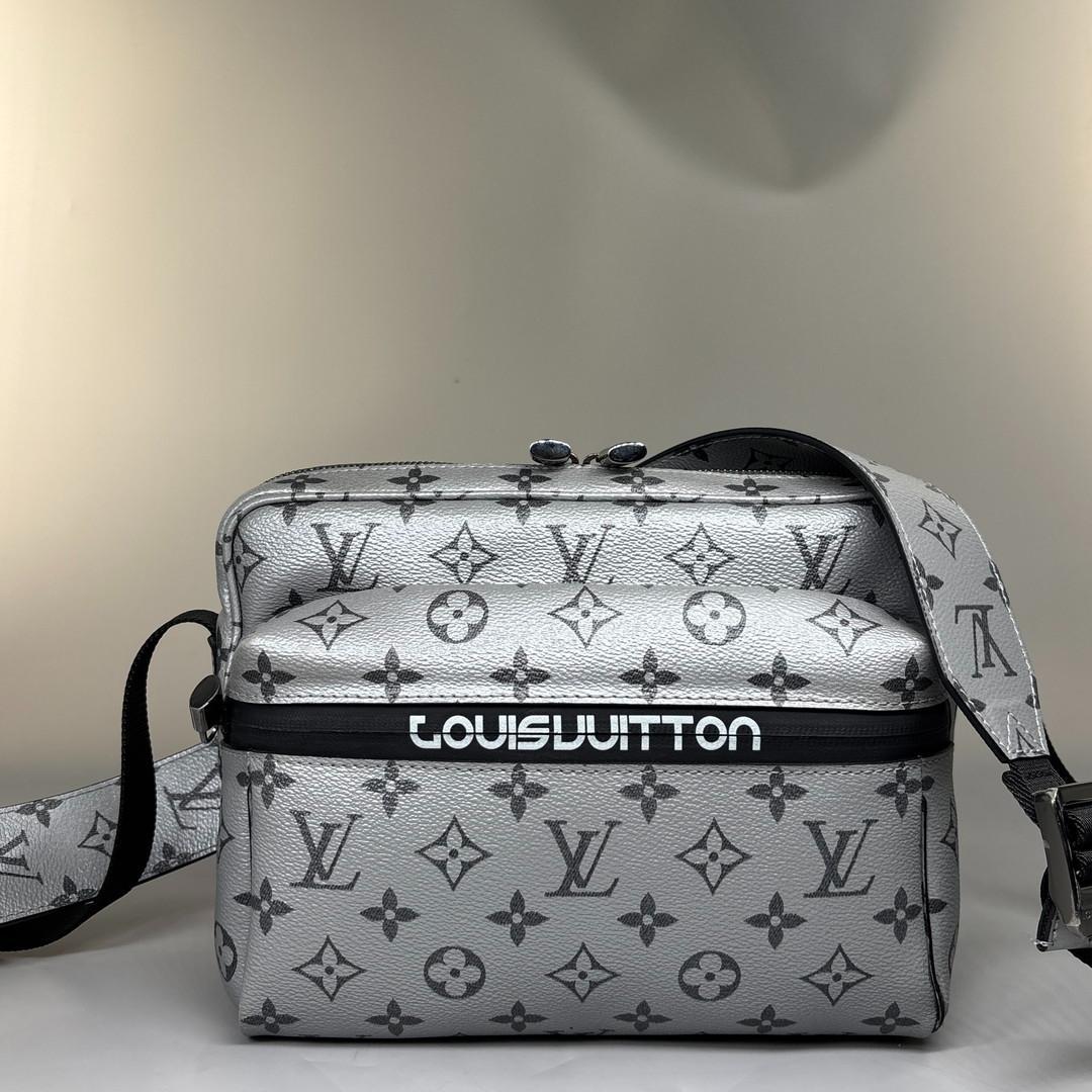 未使用/IC ルイヴィトン メッセンジャーPM シルバー ブラック モノグラム