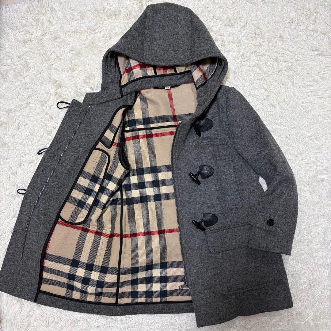 BURBERRY BRIT バーバリーブリット　ダッフルコートグレー　Ｍ