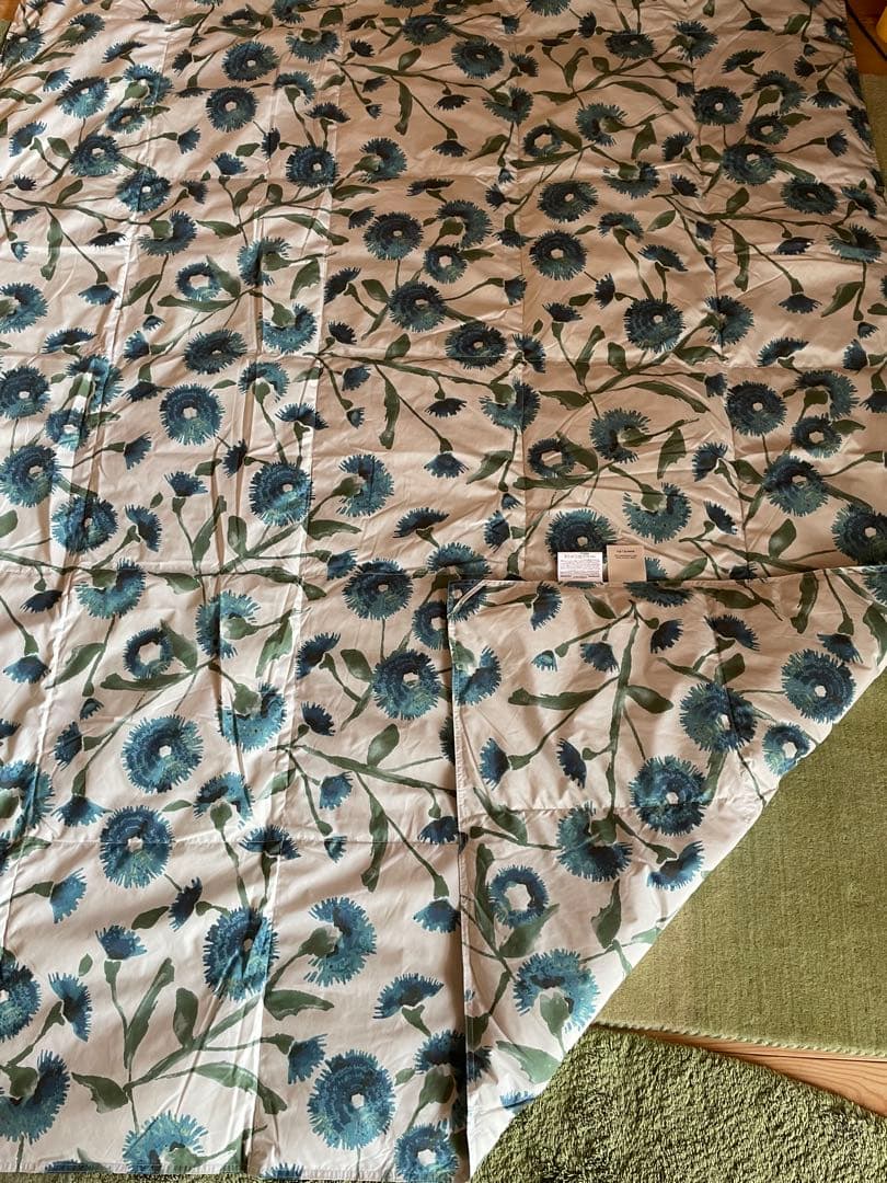 丸洗い可【シビラ】羽毛肌掛布団 ダウンケット（150×210）ミステリオ　ブルー