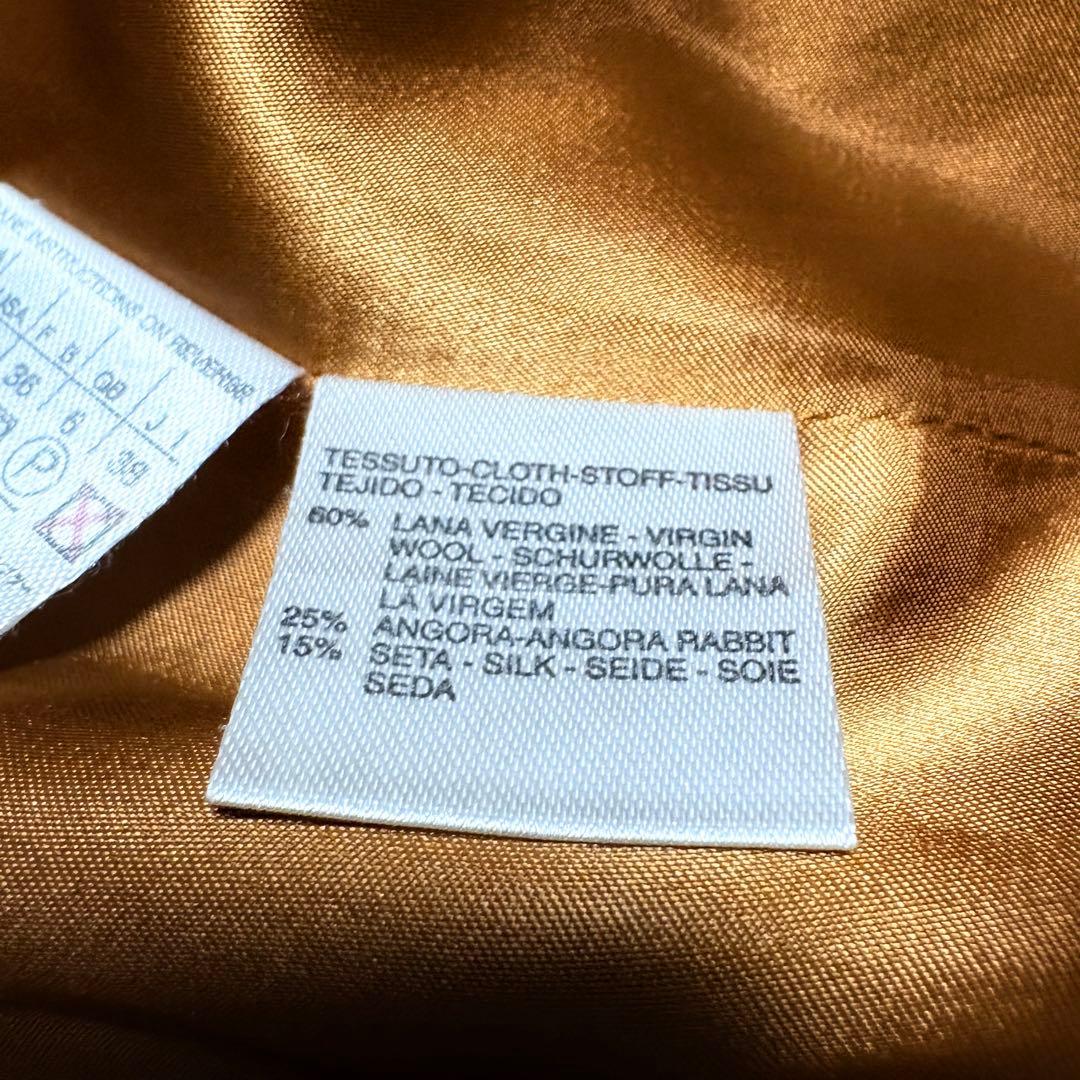 MAX MARA/白タグ/リアルト/ベルテッド/フードコート/絹/38