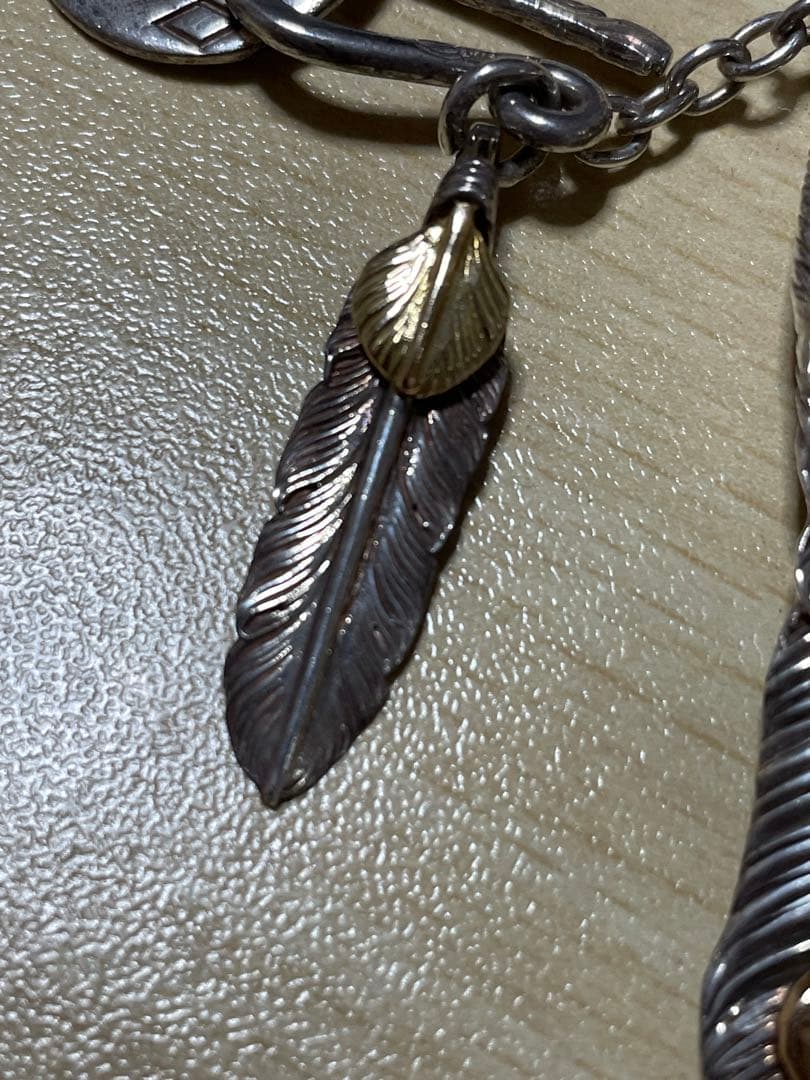 アリゾナフリーダム カスタムフェザーネックレス　k18 925 ARIZONA