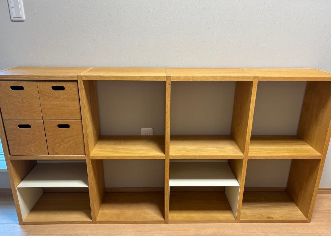 無印＊スタッキングシェルフ 2段×4列