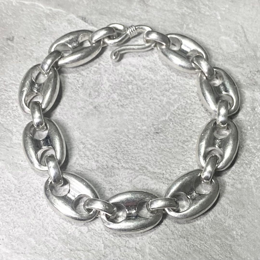 シェーヌ アンカー シルバー925 ブレスレット チェーン ヴィンテージ