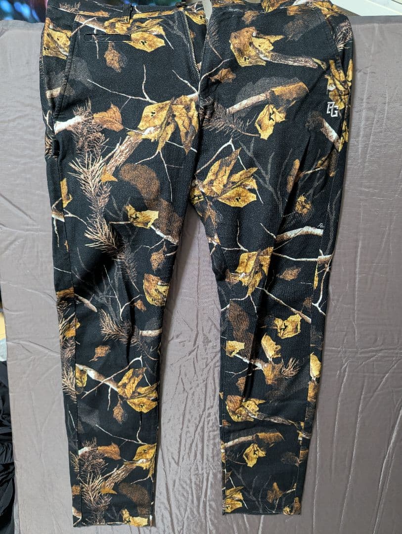 PEARLY GATES 葉っぱ柄パンツ サイズ5