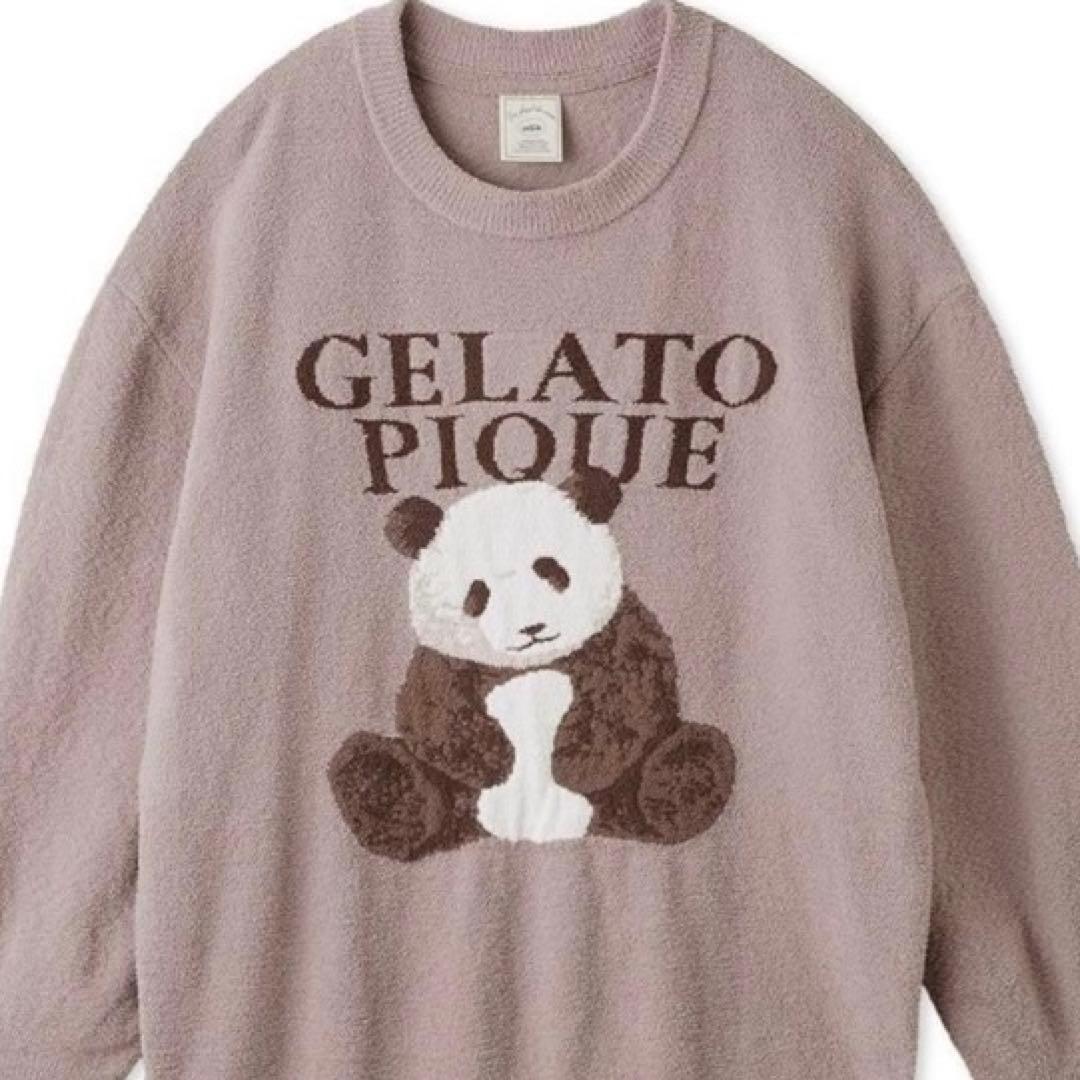 ジェラートピケ パンダジャガード　プルオーバー&ショートパンツ