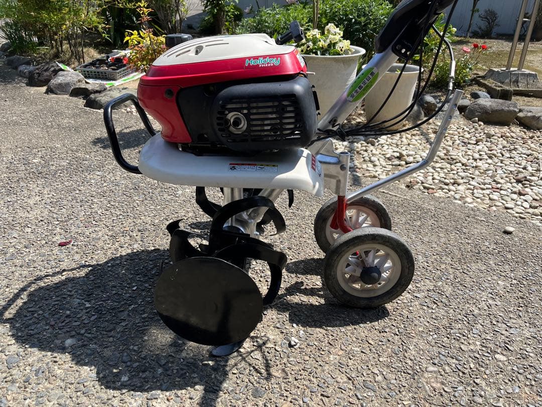 耕運機　管理機ホンダHoliday FH220 整備済 移動輪オプション　送料込