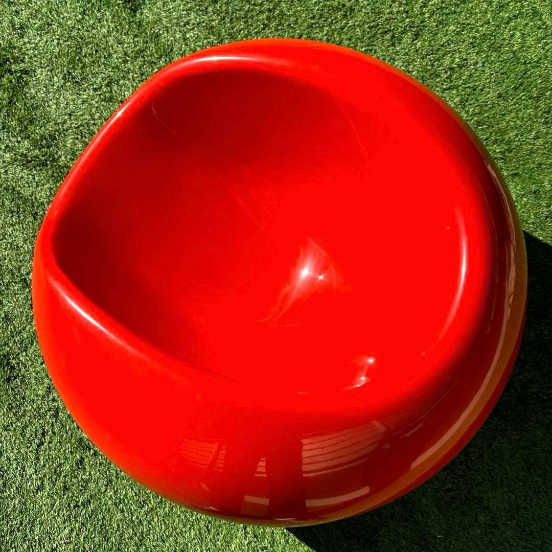 アデルタ 希少 レア パスティルチェア エーロ・アールニオ ラウンジチェア 橙