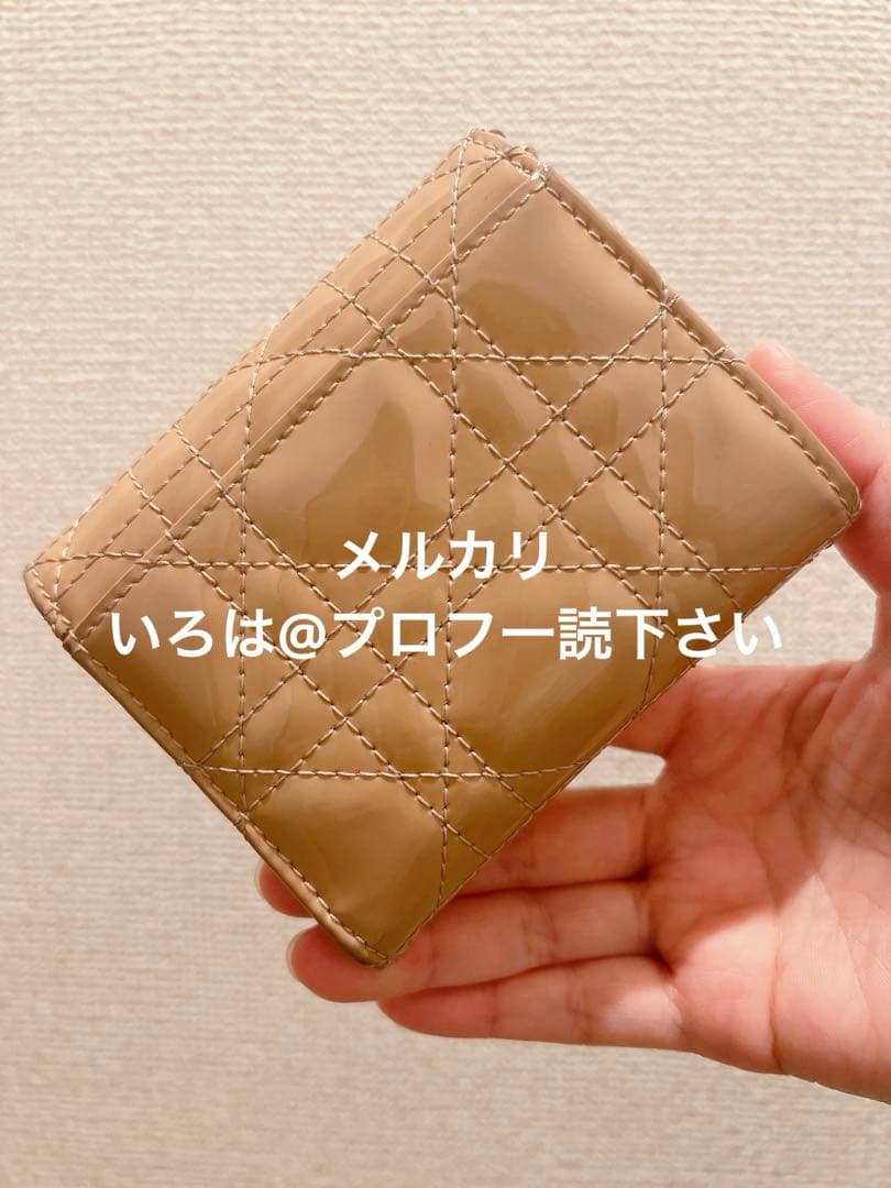 Dior レディディオール ロータスウォレット 折り財布