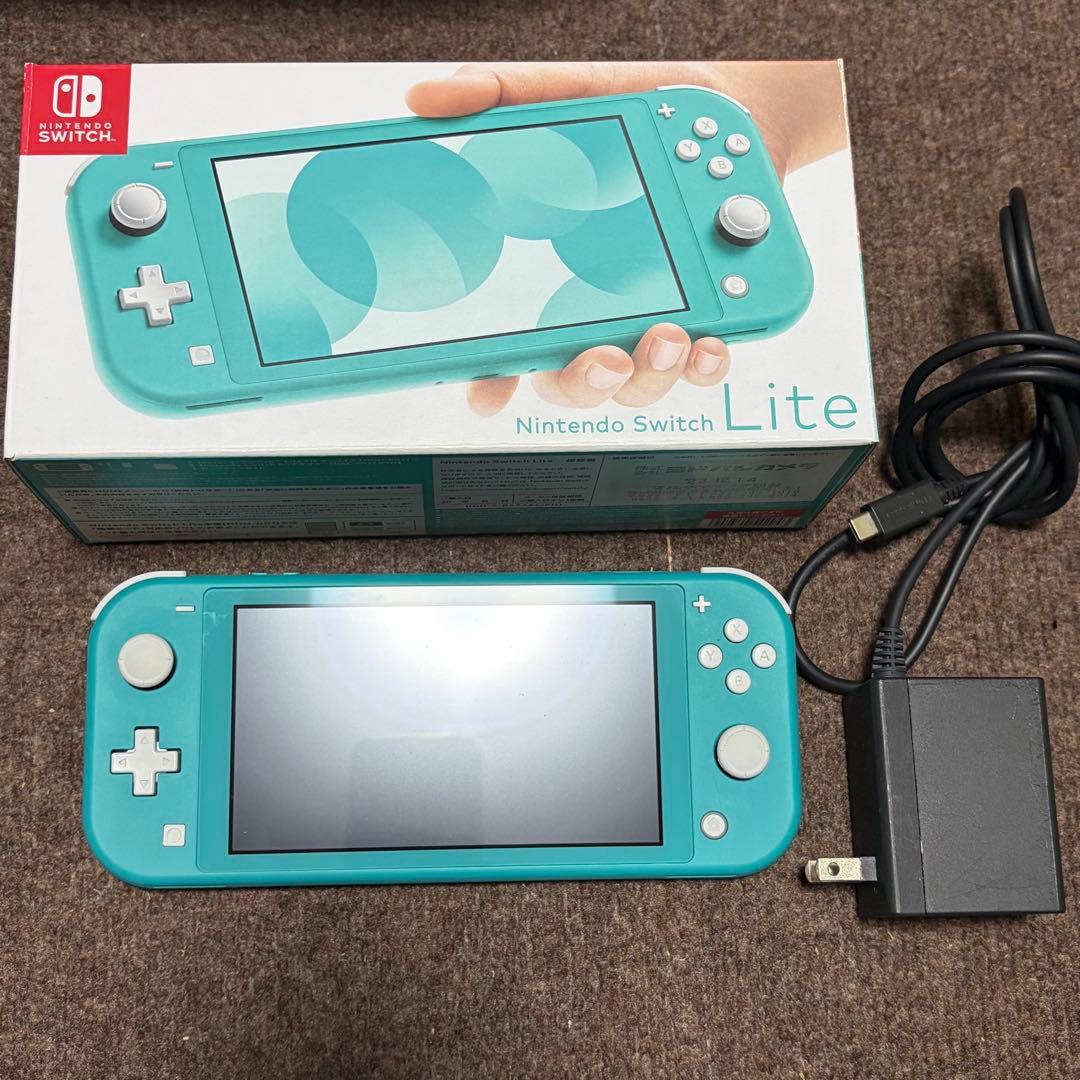 Switch Lite ターコイズブルー 充電器付き 箱付き
