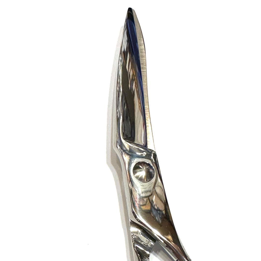 シルバー板バネ カットシザー 6インチ 理容 美容 鋏 シザー ハサミ