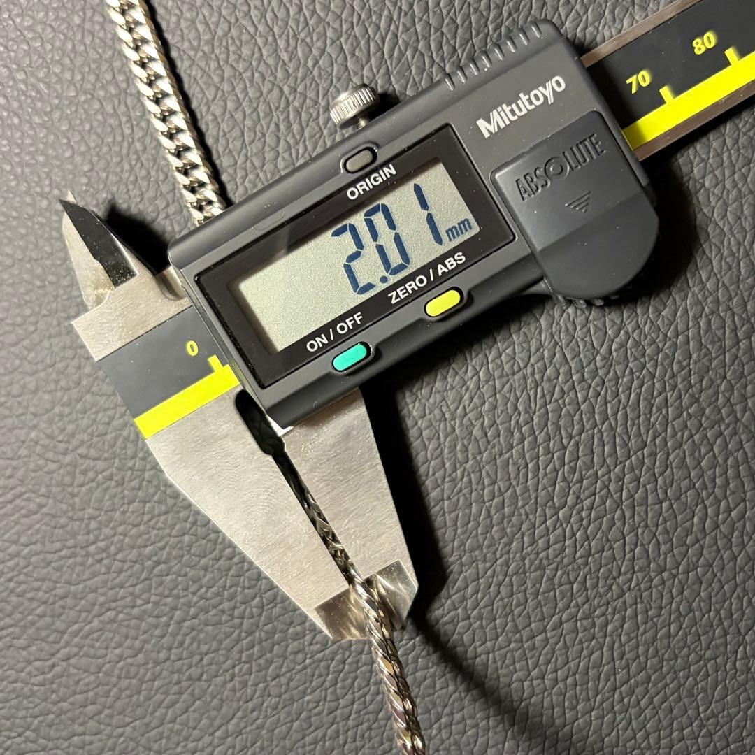 (シルバー925) 6面ダブル 50cm 30g 喜平ネックレス