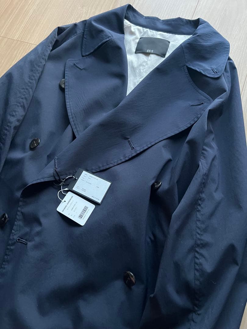 ダヴィンチ 新品 未使用 ES:S エス トレンチコート ネイビー 1
