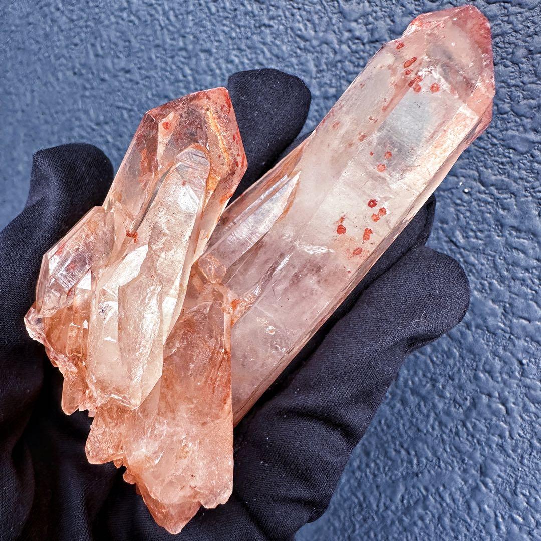 希少❗️高品質❗️ピンク♡ヒマラヤ水晶クラスター☆キラキラ超強いパワー水晶A1360