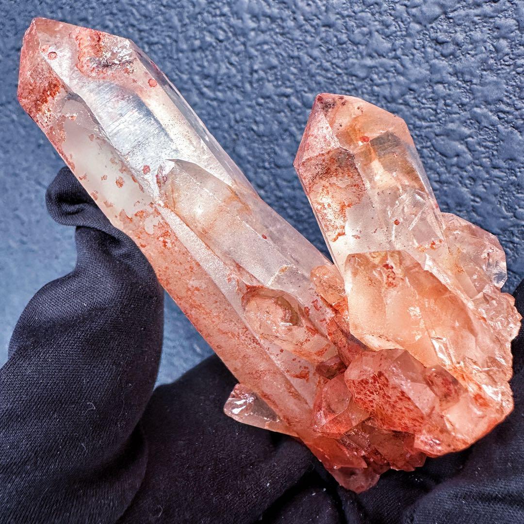 希少❗️高品質❗️ピンク♡ヒマラヤ水晶クラスター☆キラキラ超強いパワー水晶A1360