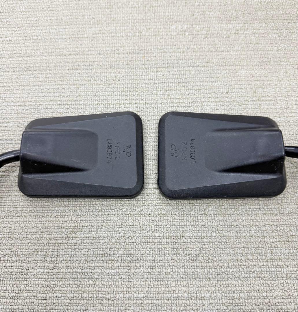 純正 LML スターデラックス ミラー 2個セット 黒 ベスパ Vespa PX