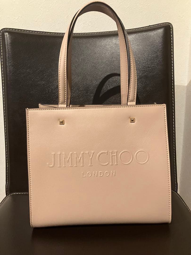 JIMMY CHOO トートバッグ　ピンク