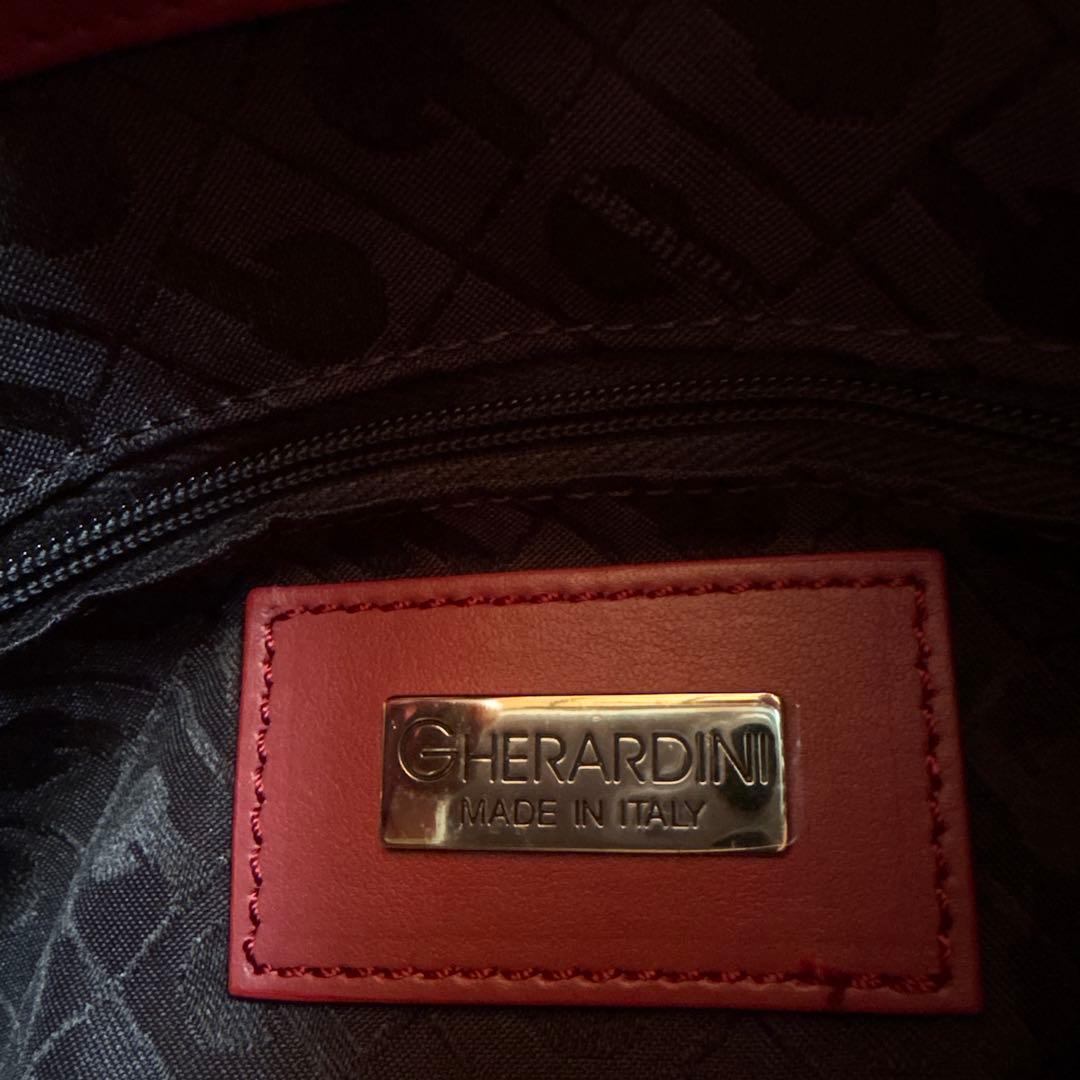 美品　GHERARDINI ゲラルディーニ　ソフィティ　ローラ　トートバッグ　赤