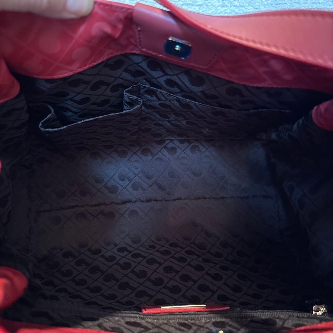 美品　GHERARDINI ゲラルディーニ　ソフィティ　ローラ　トートバッグ　赤