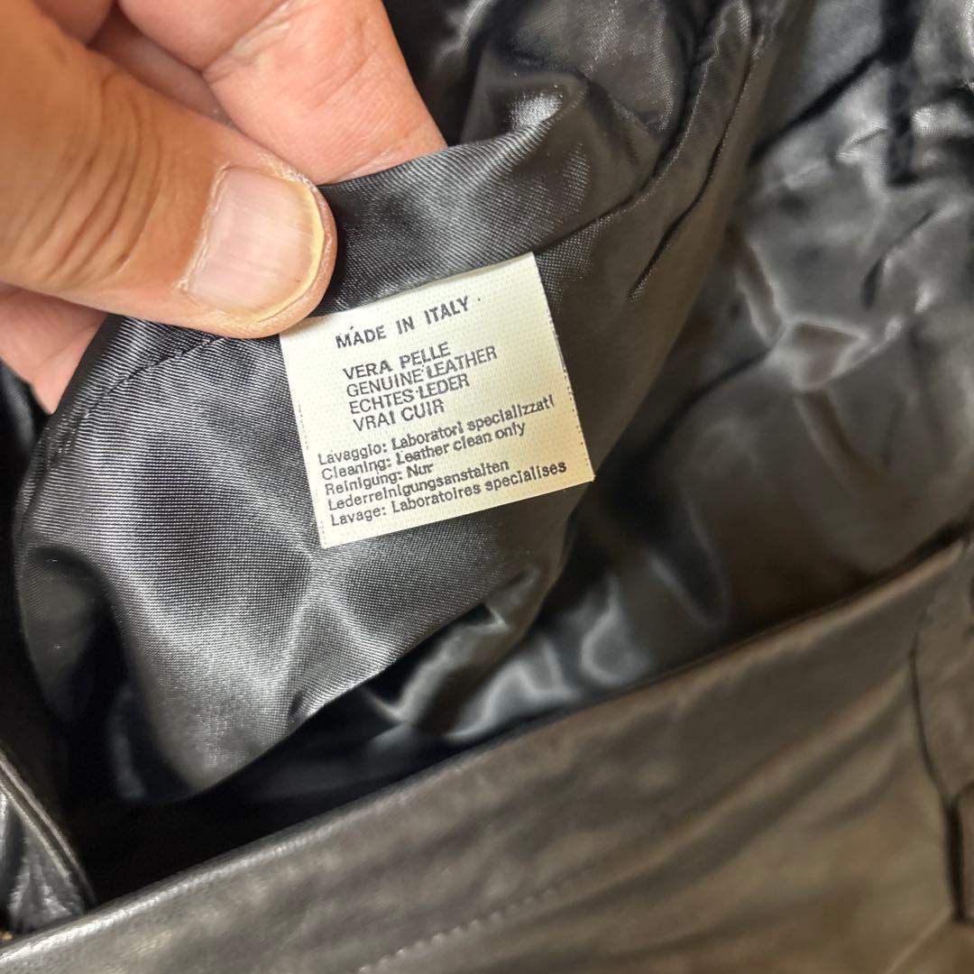 Valentino Garavani VERA PELLE本革 レザーパンツ46