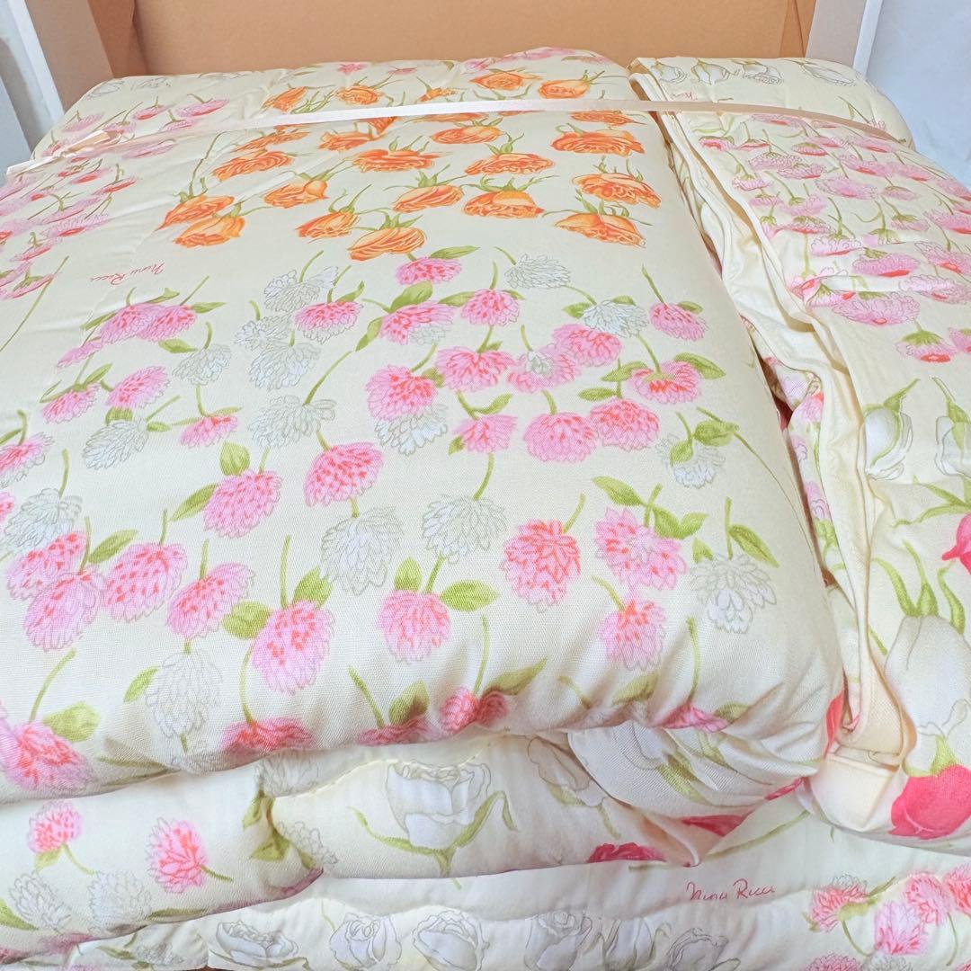 NINA RICCI ニナリッチ シルク混綿入肌掛けふとん　140×200cm