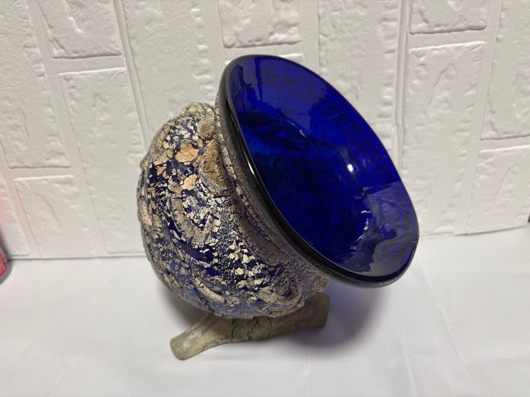 【稲嶺盛吉】琉球ガラス　壺