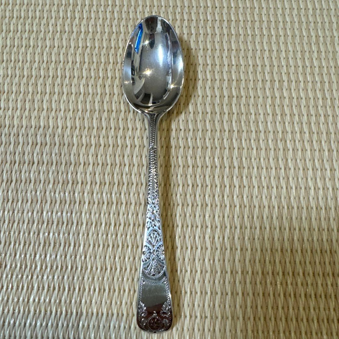スターリングシルバー英国製　925/1000 純銀スプーン