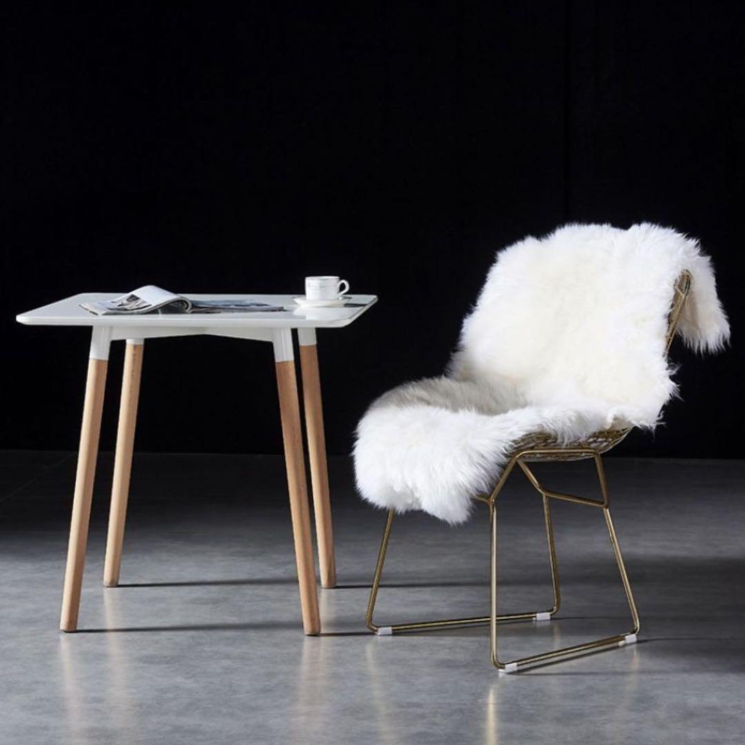 ハリー・ベルトイア　リブロダクト　ダイニングチェア ゴールド　モダン