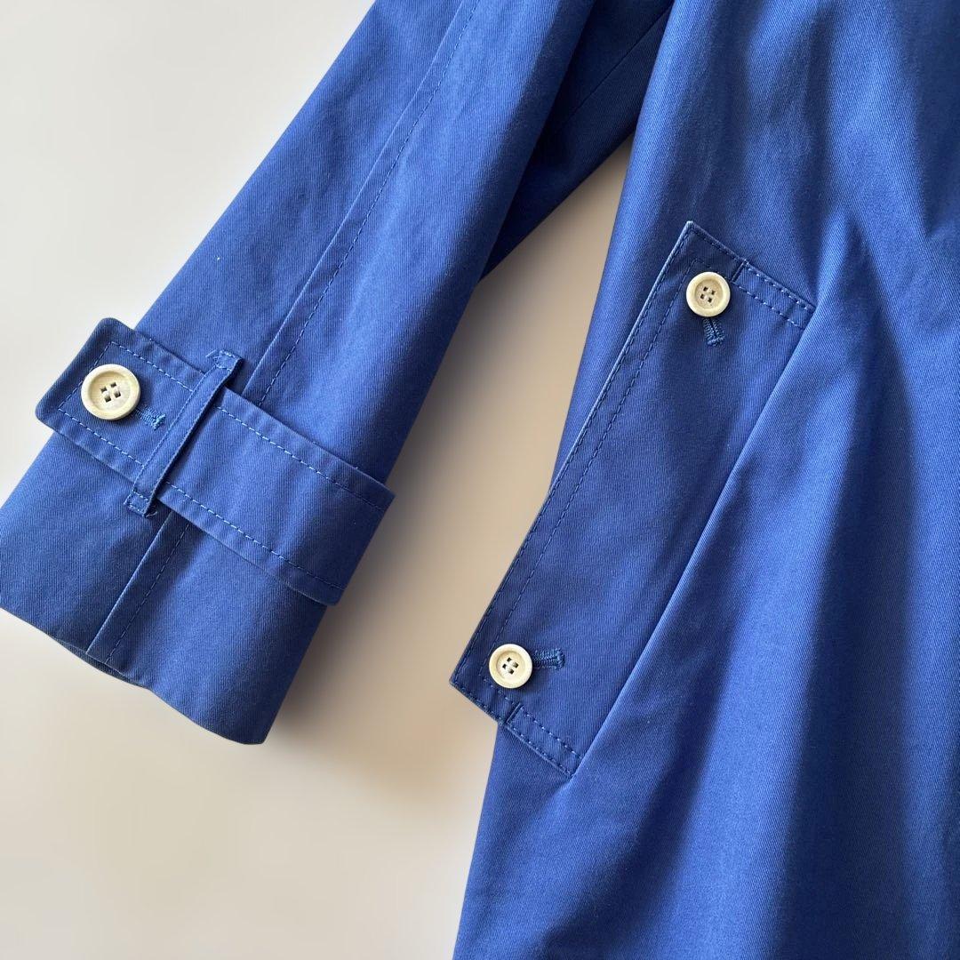 Aquascutum ブルー トレンチコート