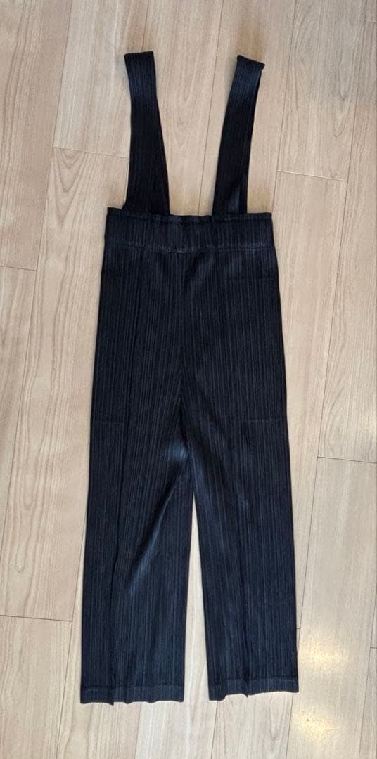pleats please thicker bottoms サスペンダーつき