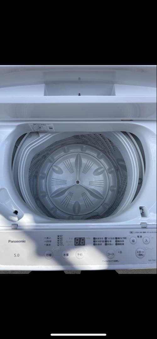 美品！清掃済！Panasonic NA-F5B2 縦型洗濯機 5.0kg