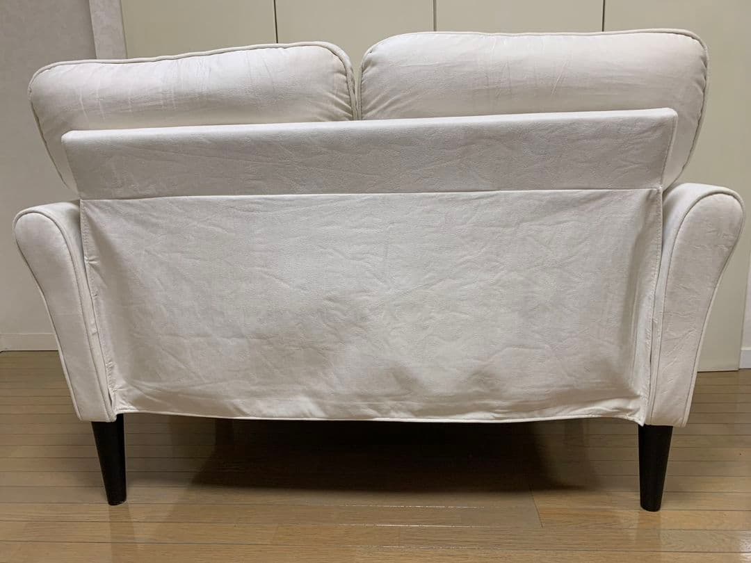 Vesgantti ホワイト 2人掛けソファ