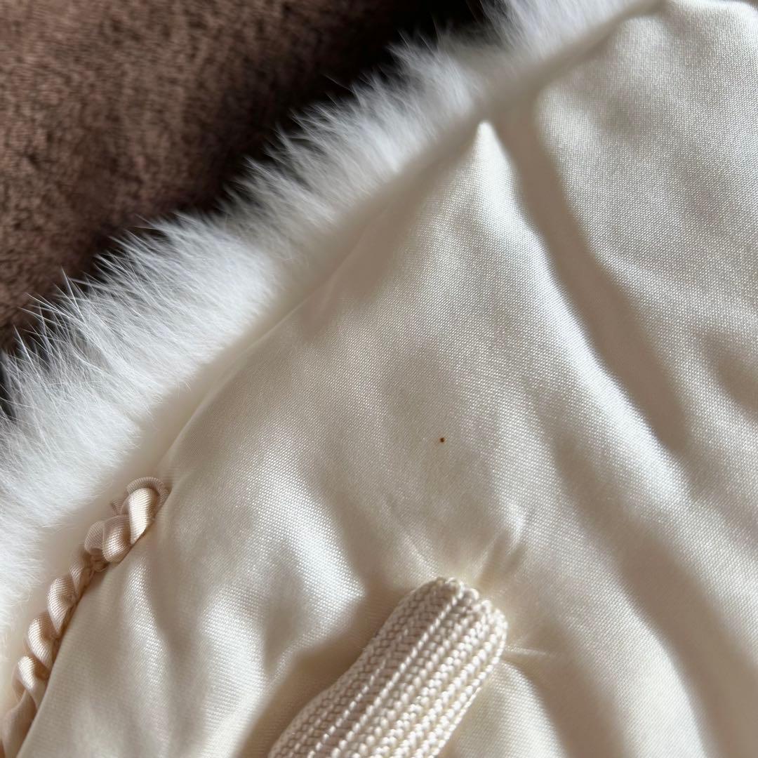 【最終価格】 美品 SAGAFOX 高級 ファーショール 大判 和装 成人式