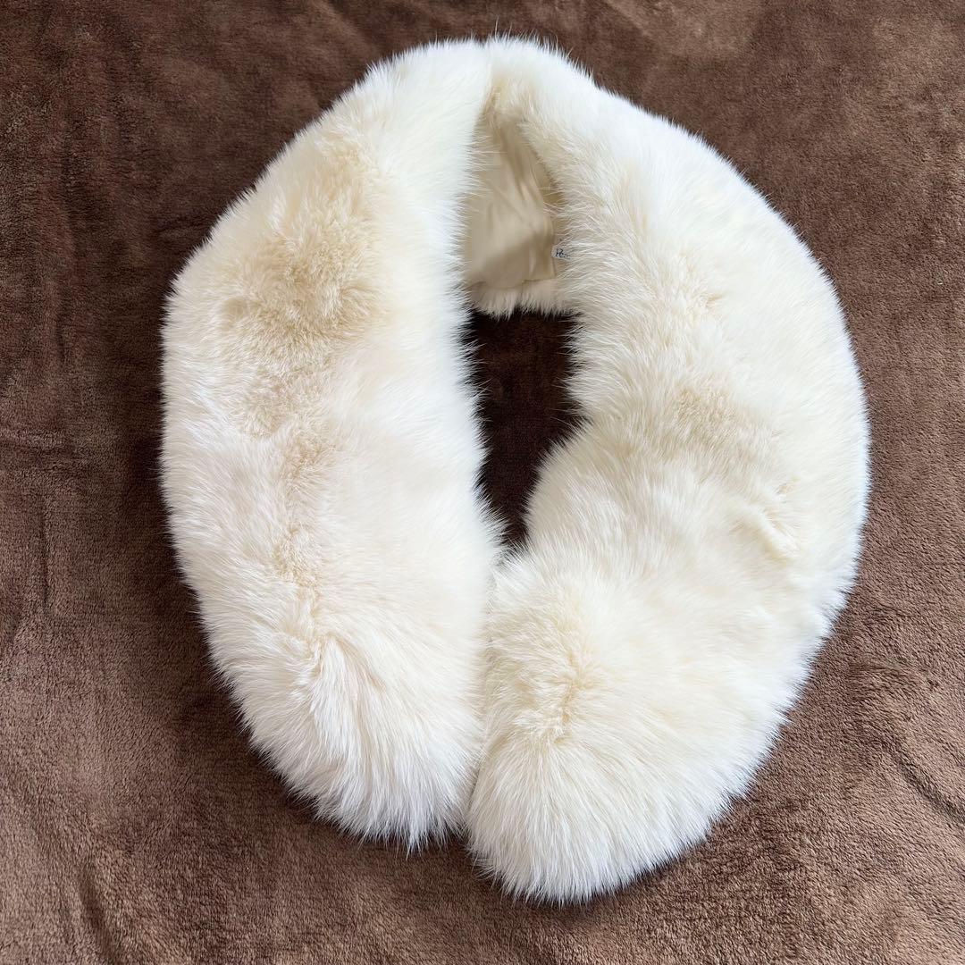 【最終価格】 美品 SAGAFOX 高級 ファーショール 大判 和装 成人式