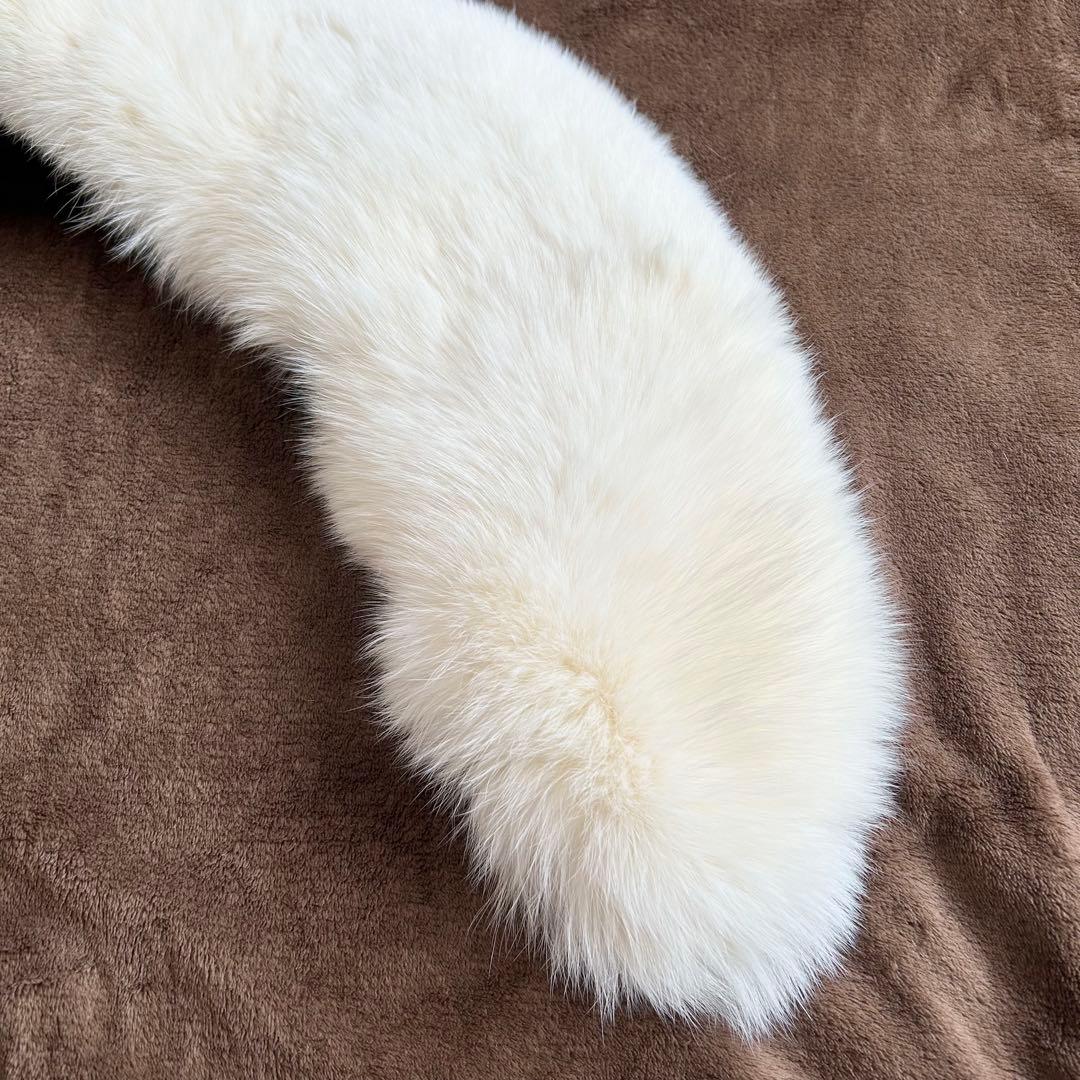 【最終価格】 美品 SAGAFOX 高級 ファーショール 大判 和装 成人式