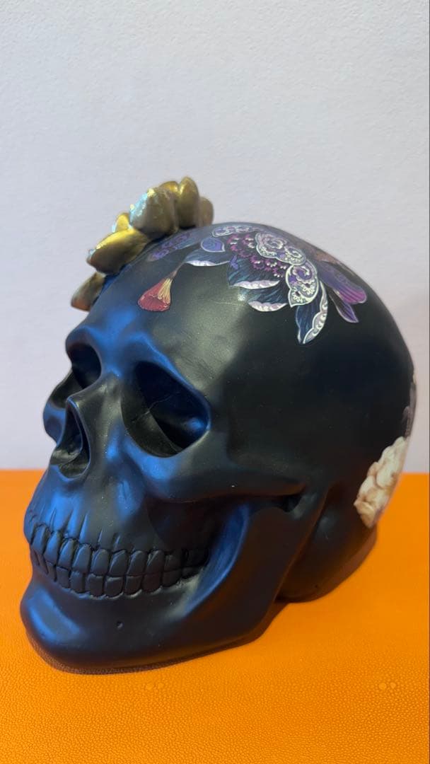 黒いスカル インテリア装飾