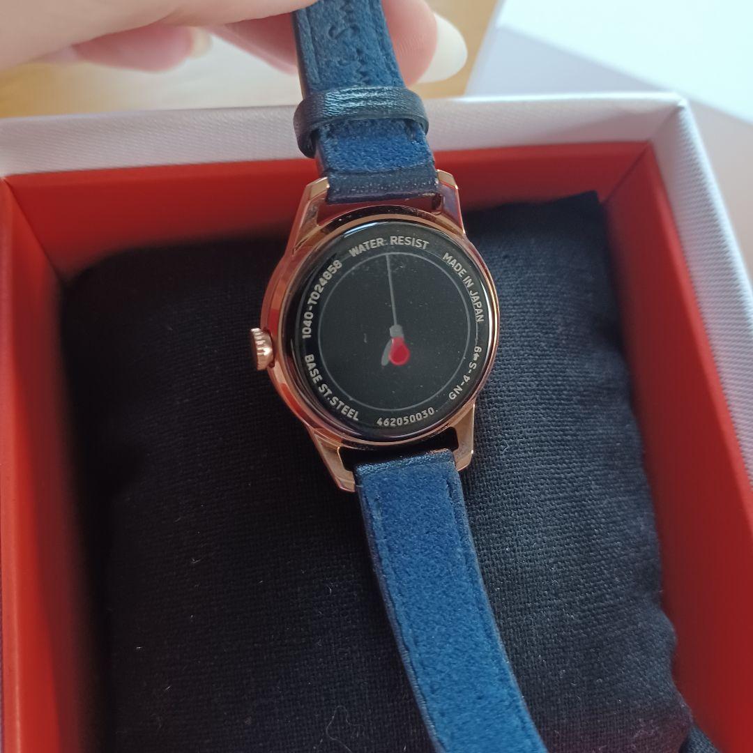 アナログクォーツ腕時計 ネイビー