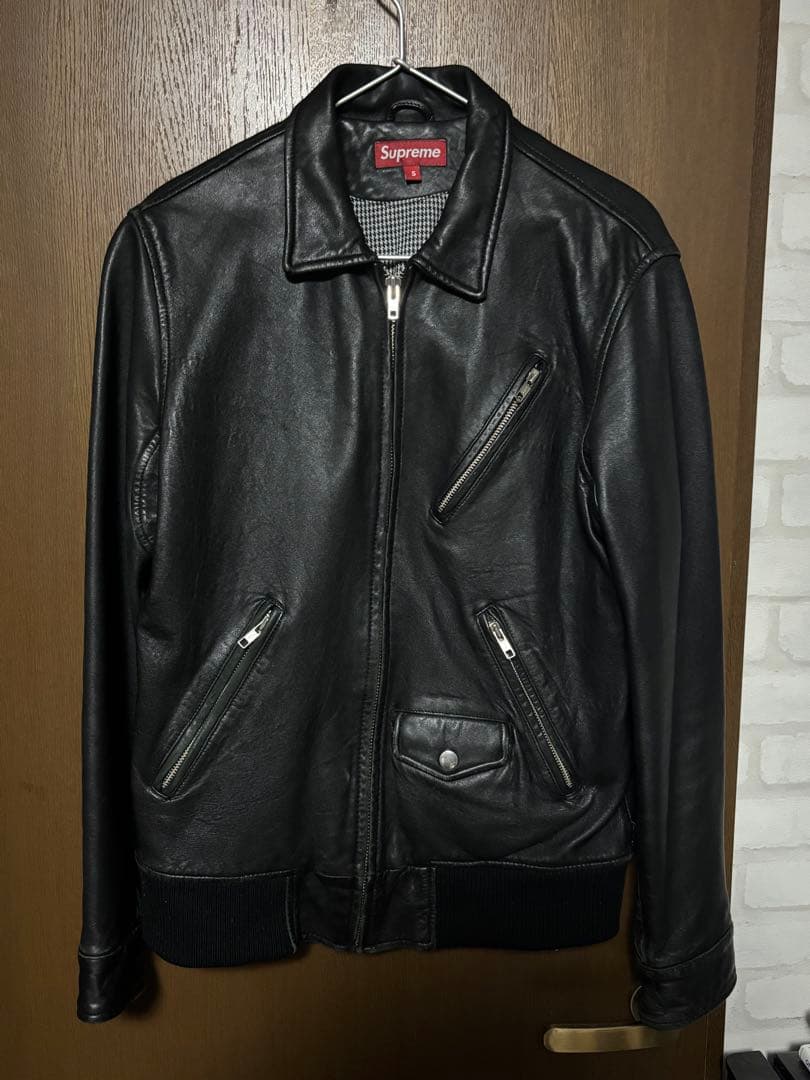Supreme leatherjacket 21AW レザージャケット