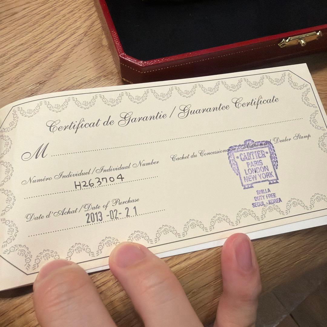 【新品未使用】 Cartier ボールペン サントス 本体 専用ケース 箱 付属